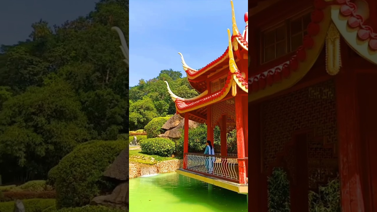 Japanese garden Hyderabad Ramoji Film City #vlog #kanhaiyasir