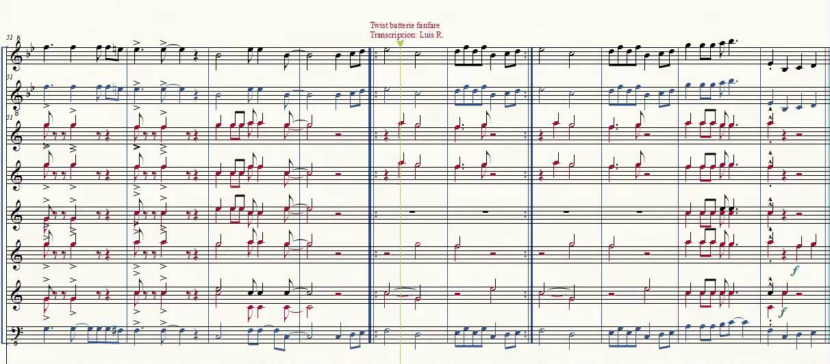twist batterie fanfare