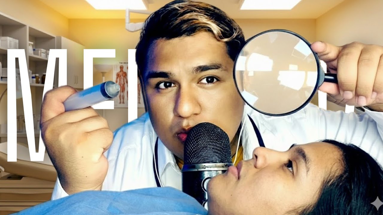 ASMR ESPAÑOL | ROLEPLAY DOCTOR Q - TE HAGO UN CHEQUEO MEDICO ( para dormir ) 😴 