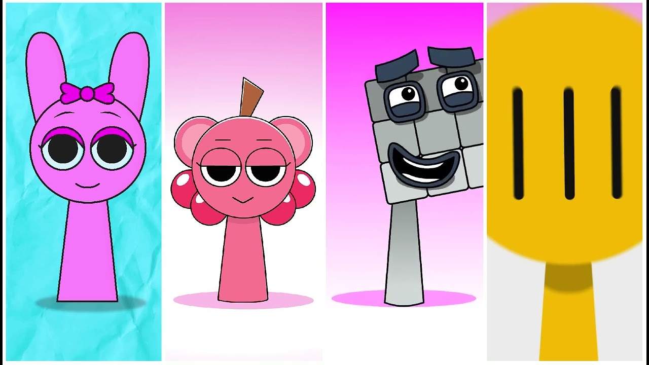 Sprunki Pinki,Berry,Nine,Scatter #sprunki #animation #incredibox #sonic #shorts