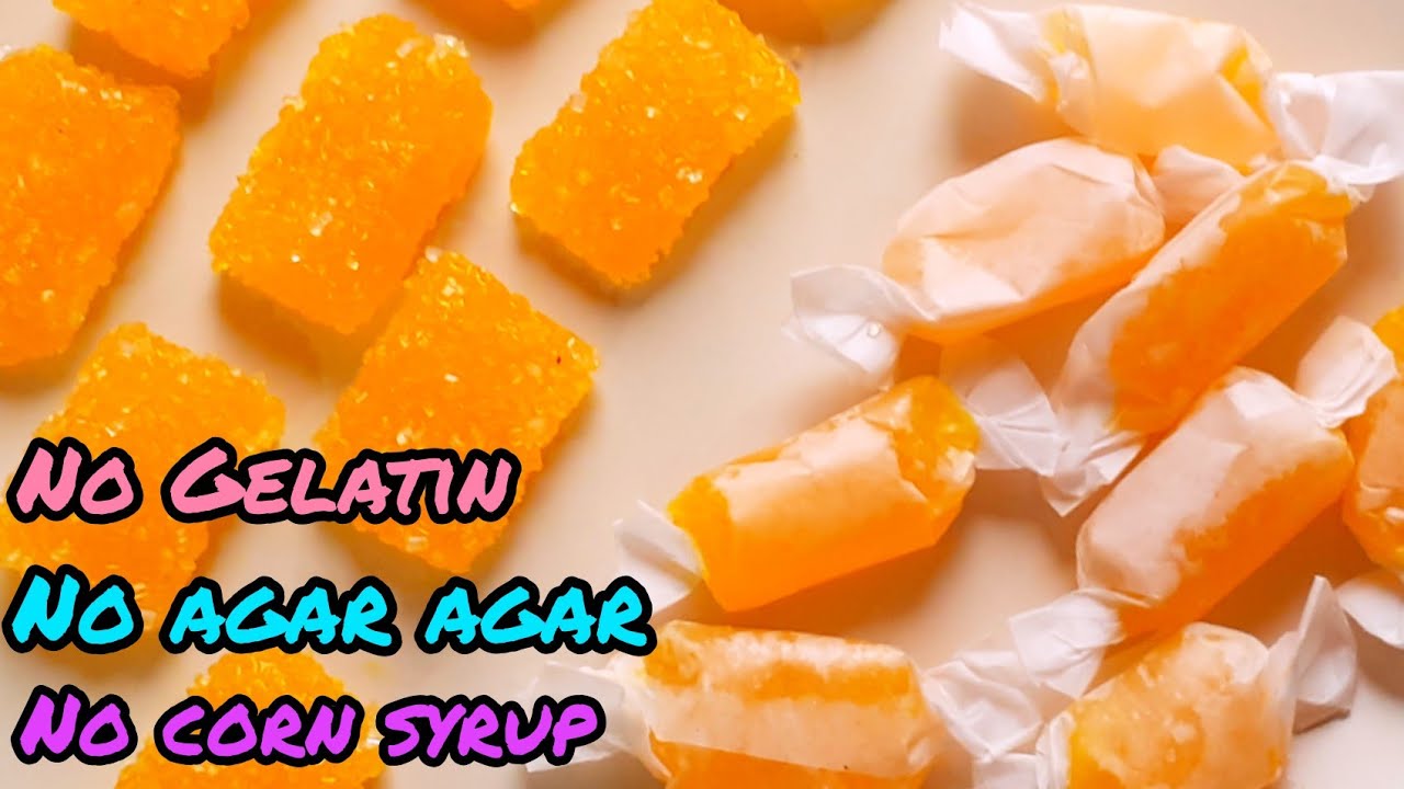 How to make Candy at Home | Gummy without Gelatin and Agar Agar | Jujubes | Jello Candy by FooD HuT
