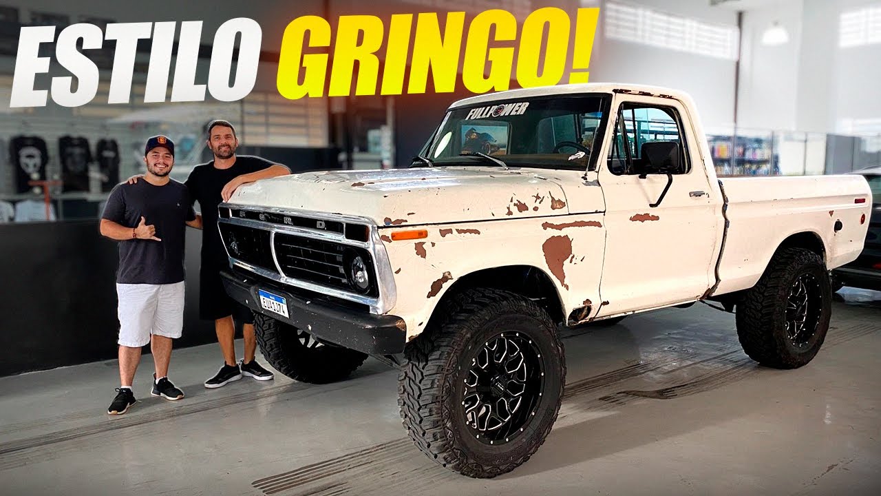 Rolê em São Paulo com a gigantesca FORD F-150 1974 DA @FullpowerTV!