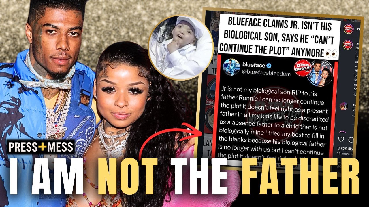 Blueface BLASTS Chrisean Rock For LYING & Claims RONNY DOE Is The REAL Father of Chrisean Jr.