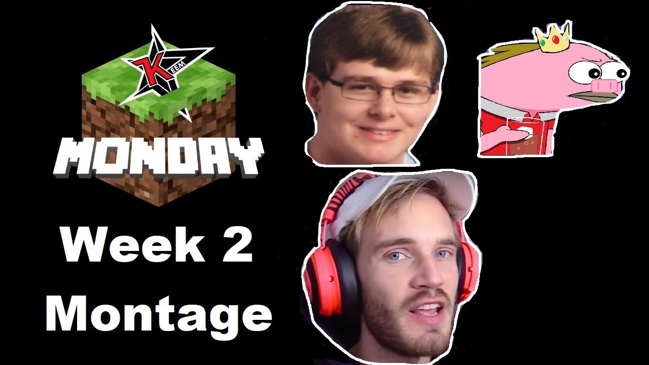 Minecraft Monday Week 2 in 8 minutes (Montage)