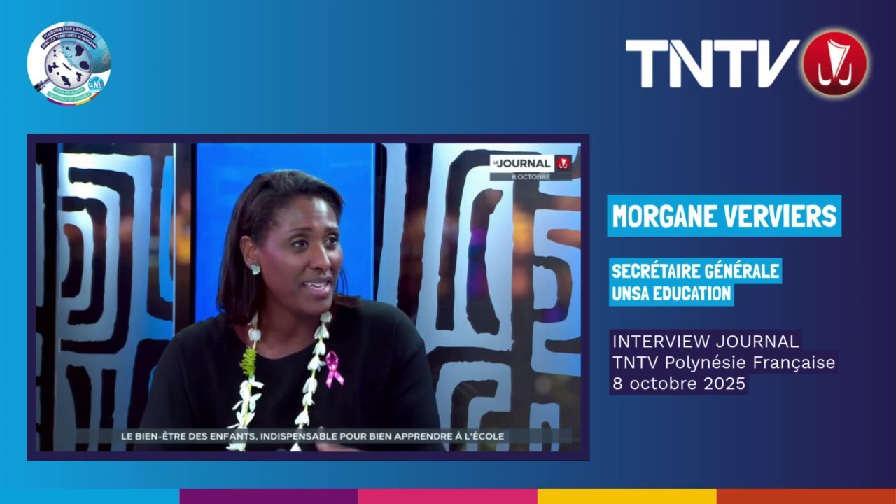 Plaidoyer Ultra Marin : Morgane Verviers interviewée à la télévision polysienne