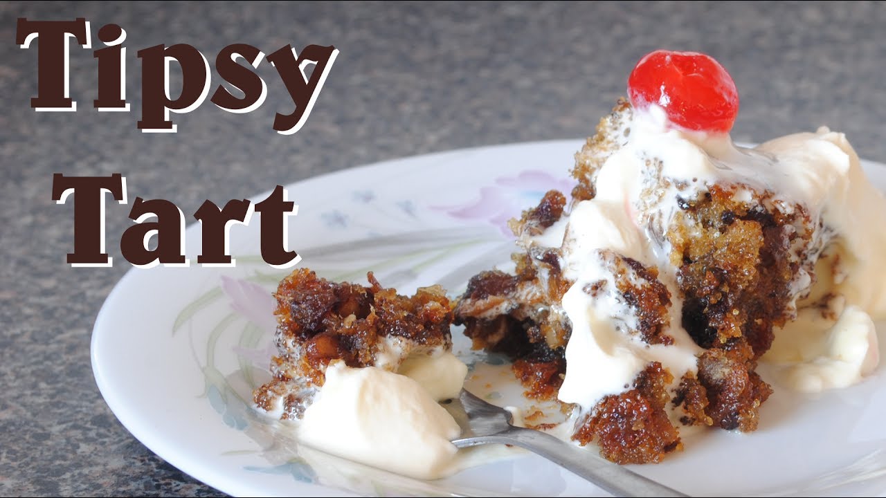 Rum and Walnut Tipsy Tart Recipe
