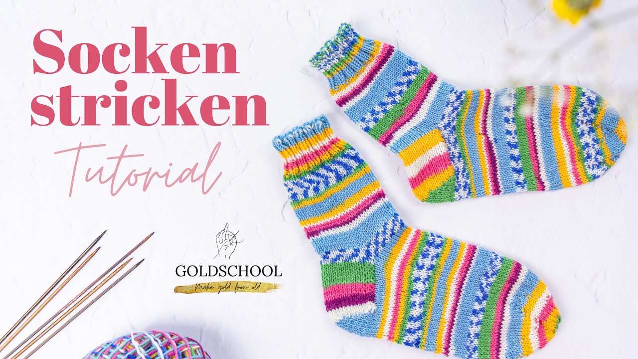 Einfache Strickanleitung: Lerne SOCKEN STRICKEN