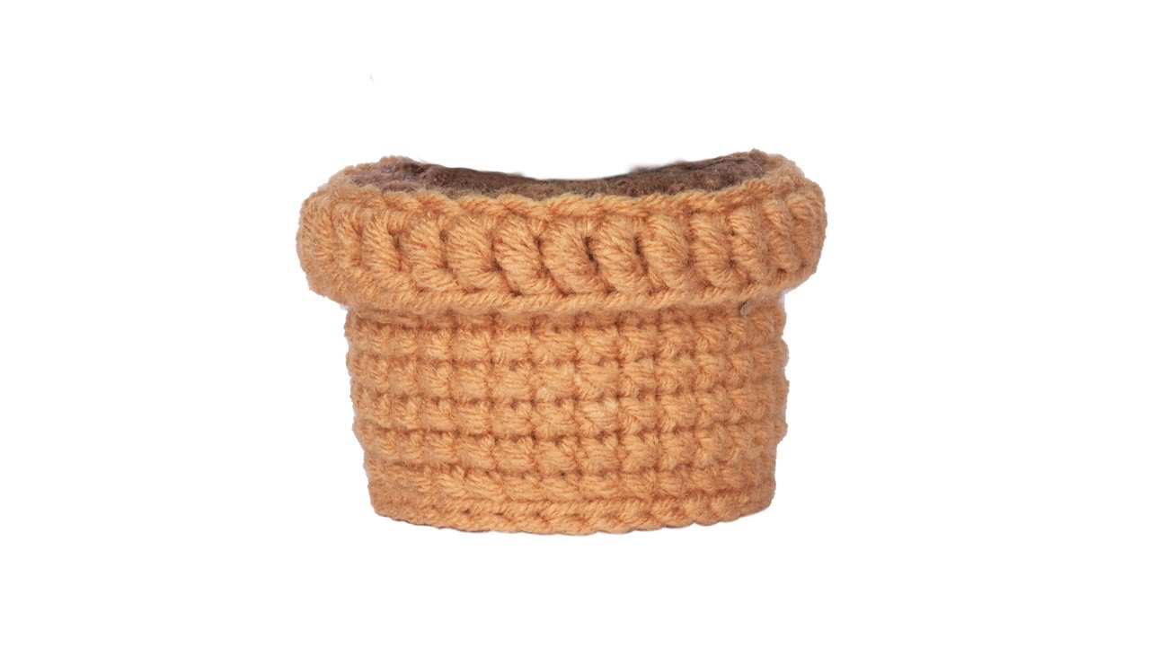 Pot-1：How to crochet the pot？