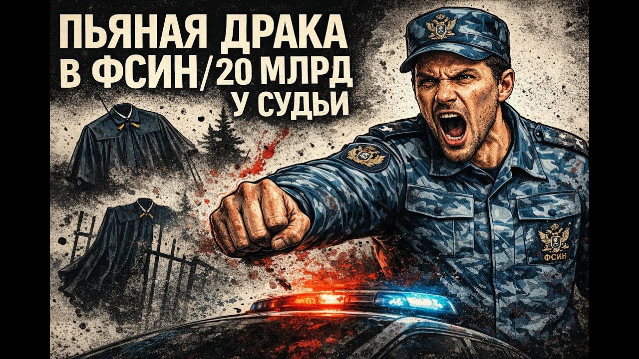 Пьяная драка в ФСИН, на 13 млрд недвижимости у судьи Трахова и дело косы