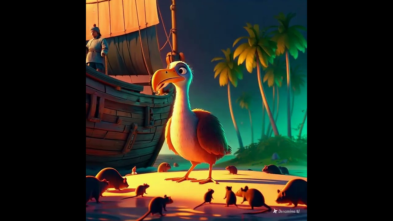 Dutch sailors discovered the dodo. #shorts #animals