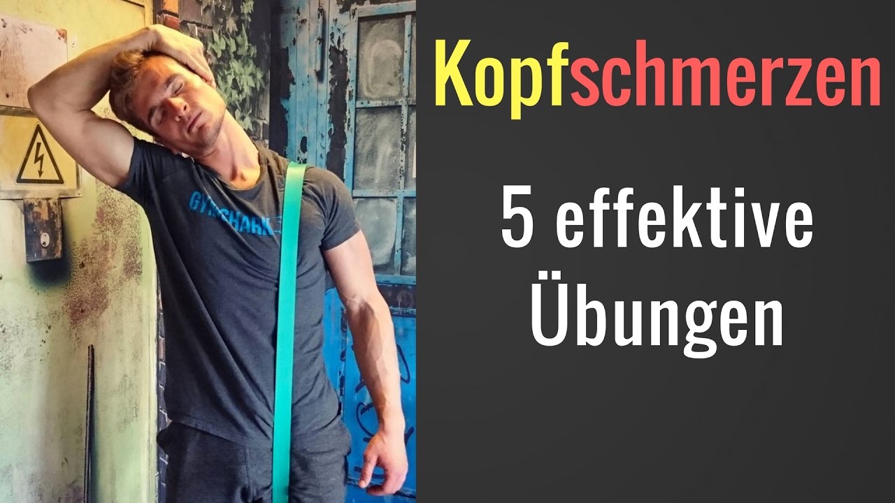 5 &Uuml;bungen gegen Kopfschmerzen / Spannungskopfschmerzen │Doc.Mischa