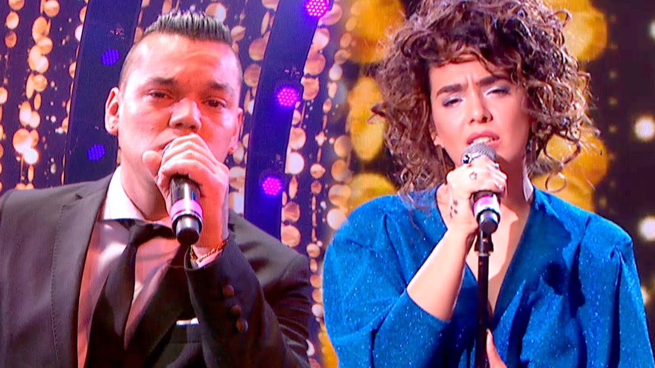 ¡Piel de gallina! Brian Lanzelotta y Ángela Leiva cantaron 