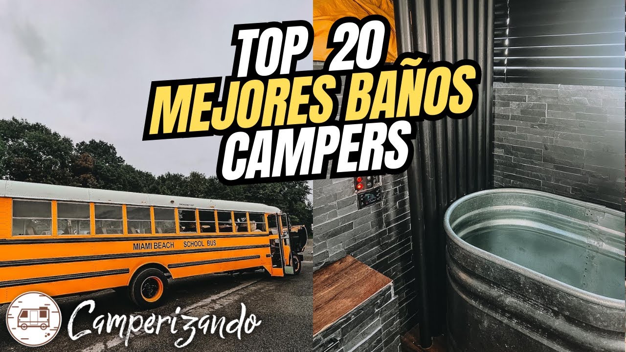 Top 20 de los MEJORES BAÑOS de nuestros VANTOURS | Parte 1 | Furgonetas Camperizadas