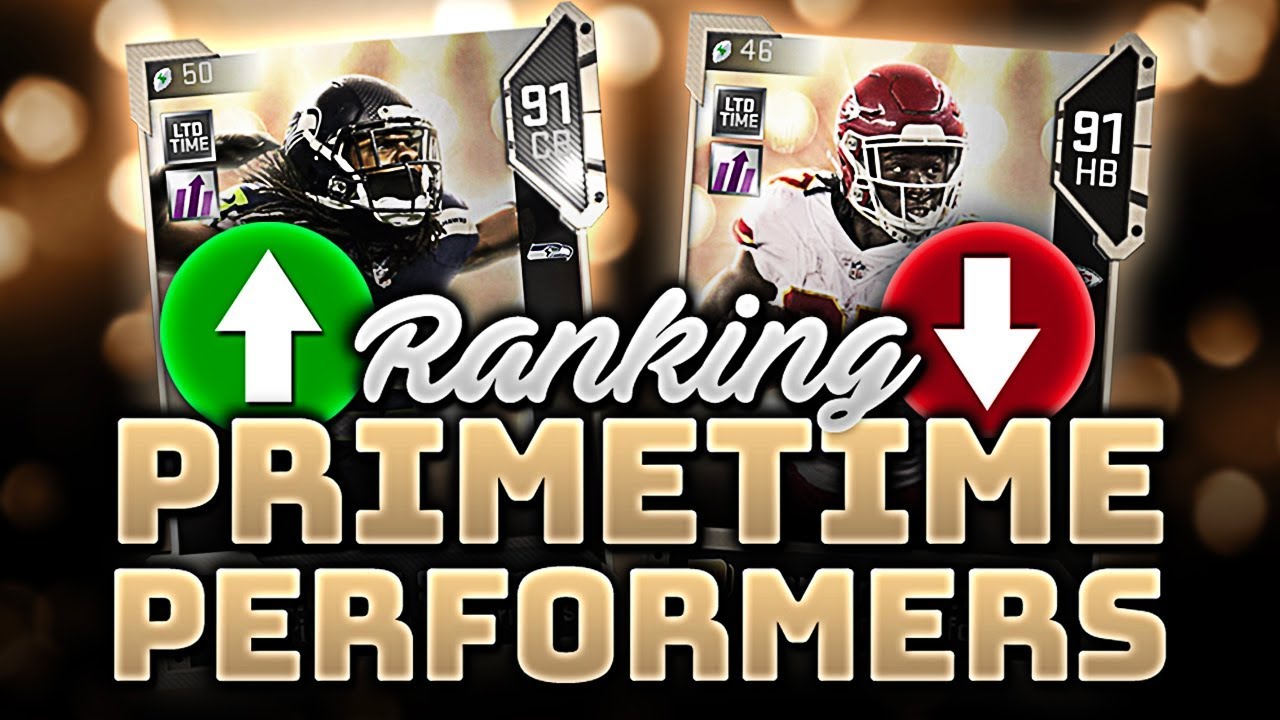 RANKING ALL 10 PRIMETIME PERFORMERS FROM WORST TO BEST! | Madden 19 Ultimate Team