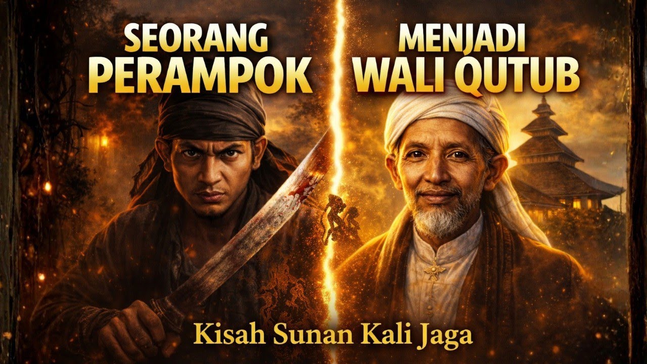 KISAH TERLENGKAP SUNAN KALIJAGA! Dari Seorang Perampok Kejam Hingga Menjadi Wali Qutub | Wali Songo