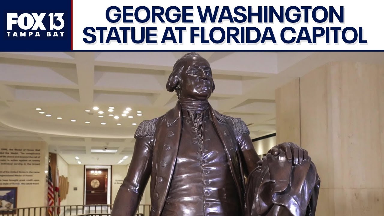 George Washington statue on display at Florida Capitol building