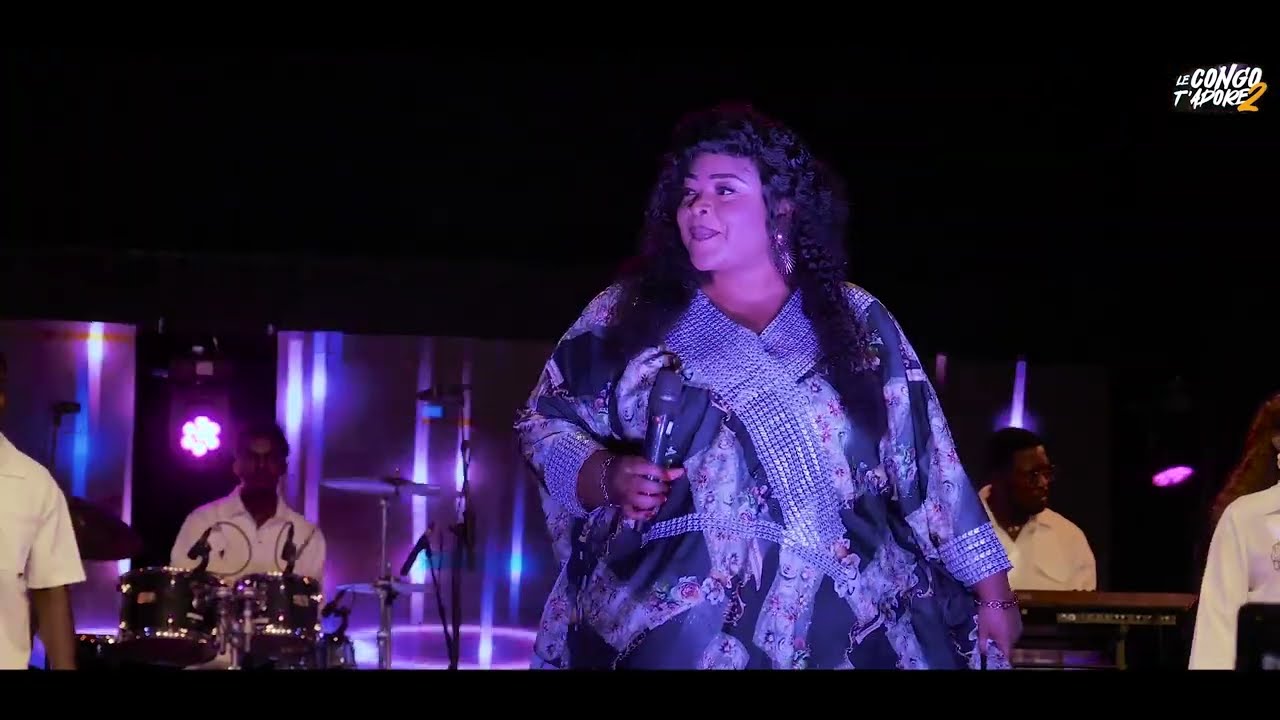 Eunice Manyanga- live concert Congo d'adore2- tu es digne - Tia nga cas - Liziba .