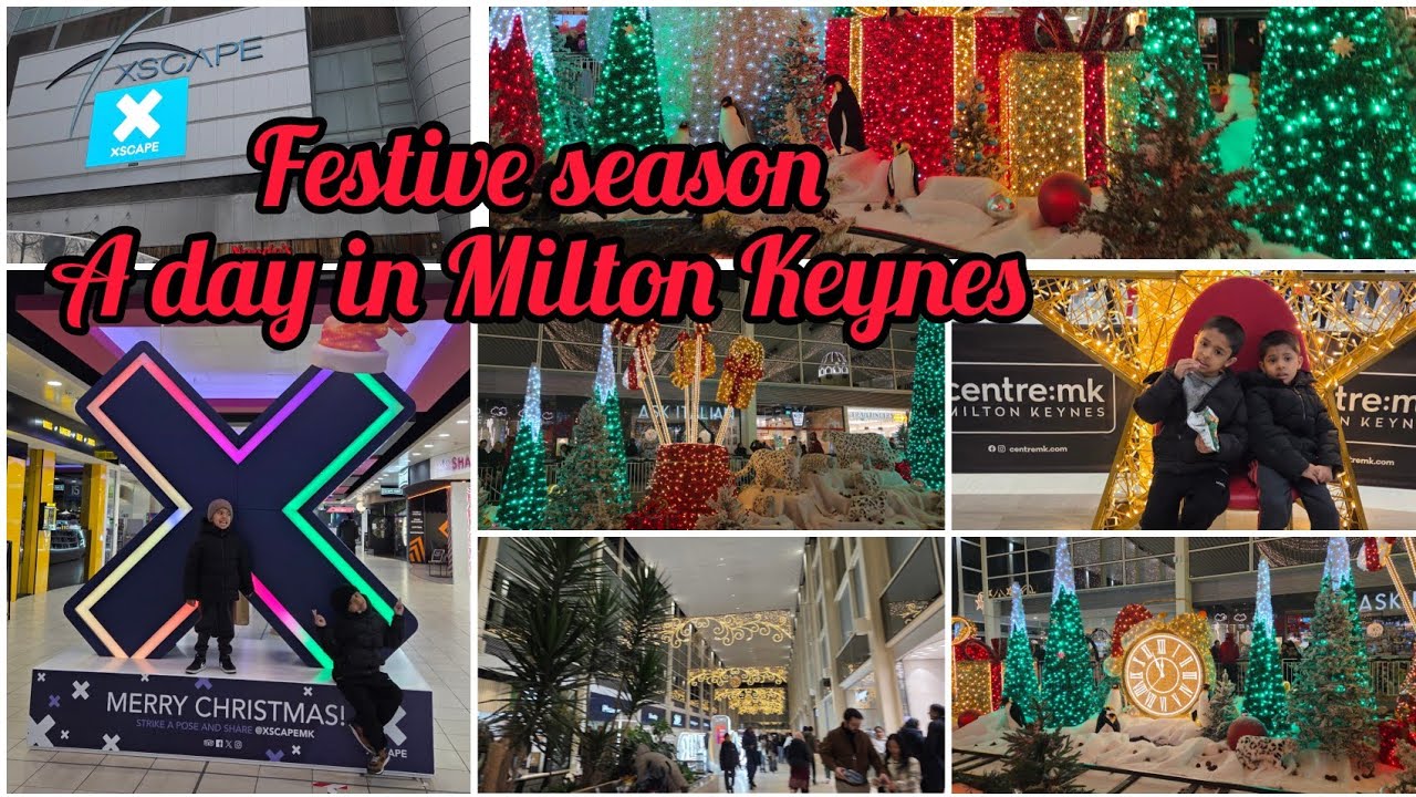 Festive season a day in Milton Keynes #miltonkeynes #xscape #festiveseasons