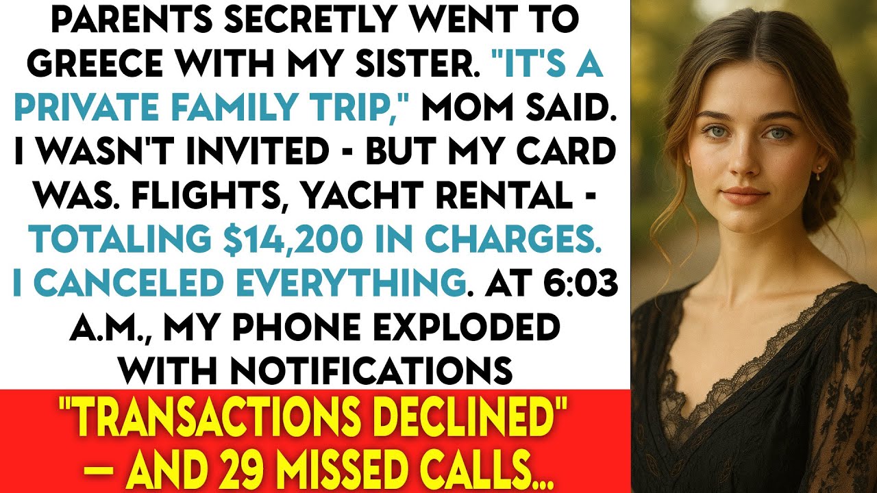 Parents Secretly Went To Greece With My Sister. “It’s A Private Family Trip,” Mom Said. But I...