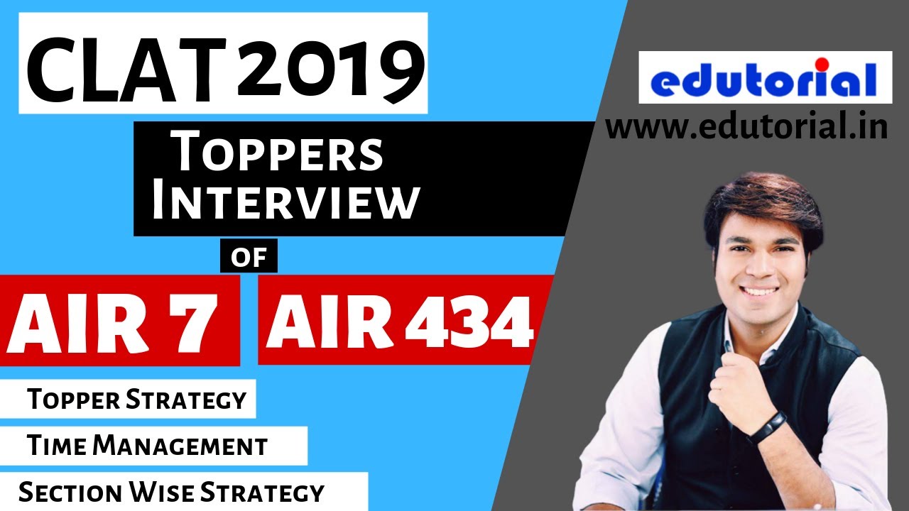 CLAT 2019 Toppers Interview | Edutorial | Ashish Gupta