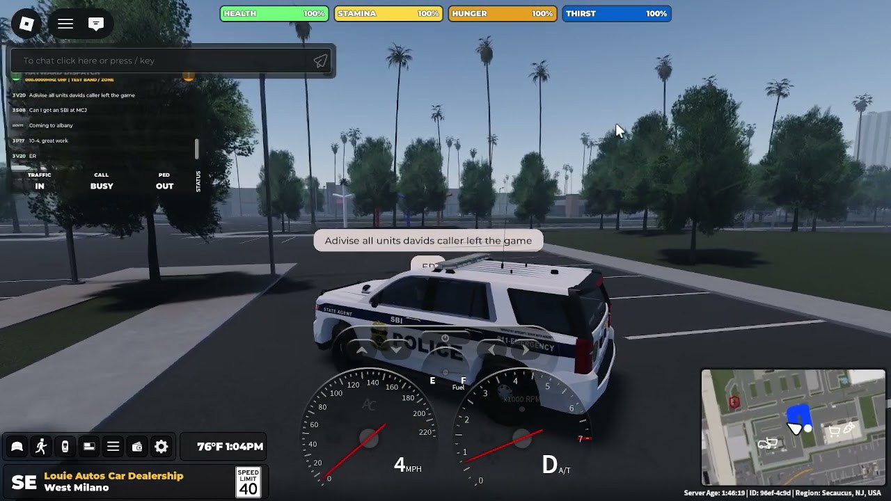 Project Ventura | ROBLOX | SBI Patrol | Alleged Wrongful Arrest Investigation