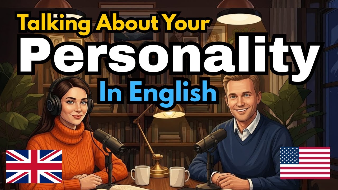 How to talk about your personality in English | Easy English learning conversation practice