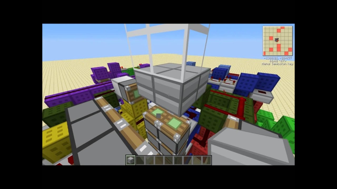 Minecraft; 2x2 Seamless Glass Hipster Door