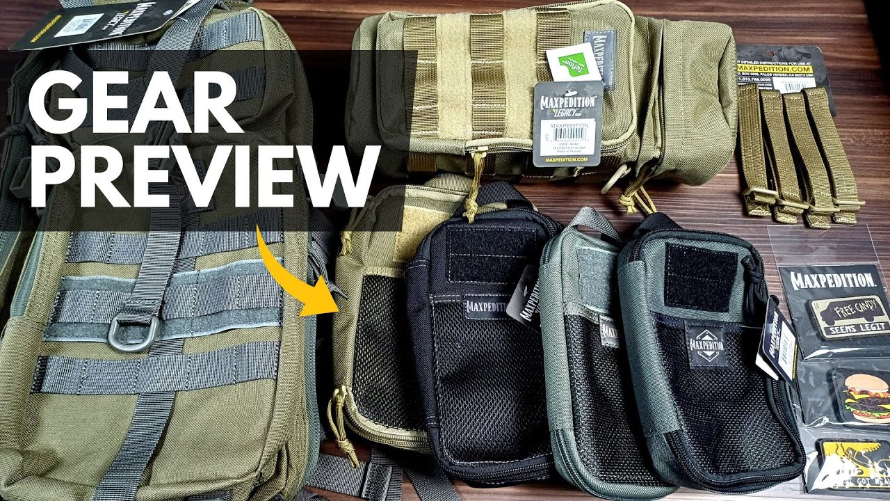 Maxpedition Backpack, Pocket Organisers and Accessories