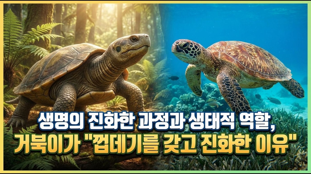 거북이가 껍데기를 갖도록 진화한 과정과 과학 생태적 역할