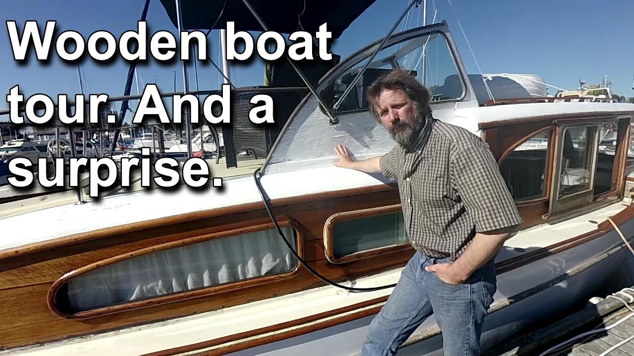 Ep 111 - Is This 1953 Monk Wooden Boat Worth Saving? Full Restoration Tour - Travels With Geordie