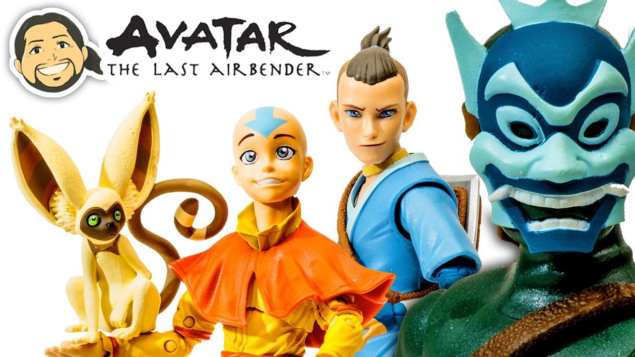 Avatar the Last Airbender Book One Water Action Figures - Aang, Zuko, Sokka - Mega Jay Retro ASMR