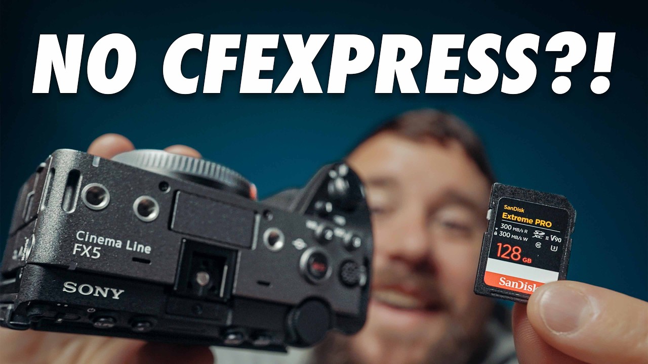 Sony FX5 Memory Cards Guide: You Can Film RAW On An SD Card!