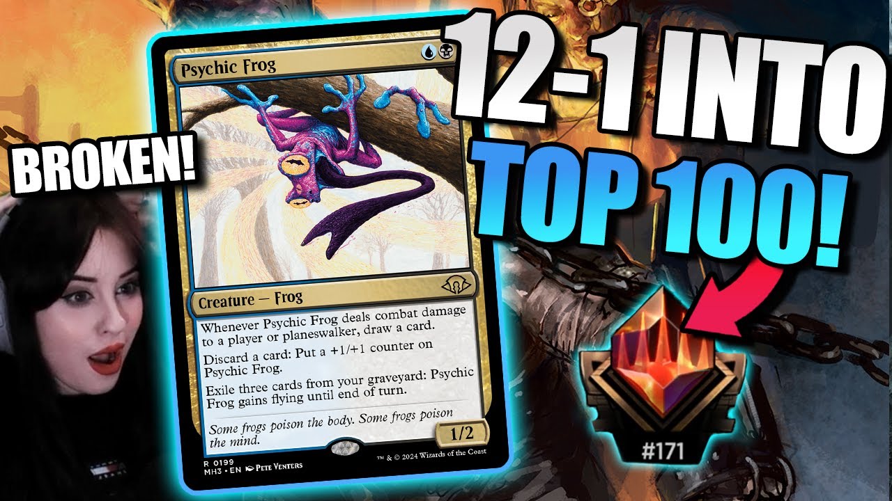 I BROKE THE META..😳NEW Dimir Frog Deck🔥MTG Gameplay & Deck Tech