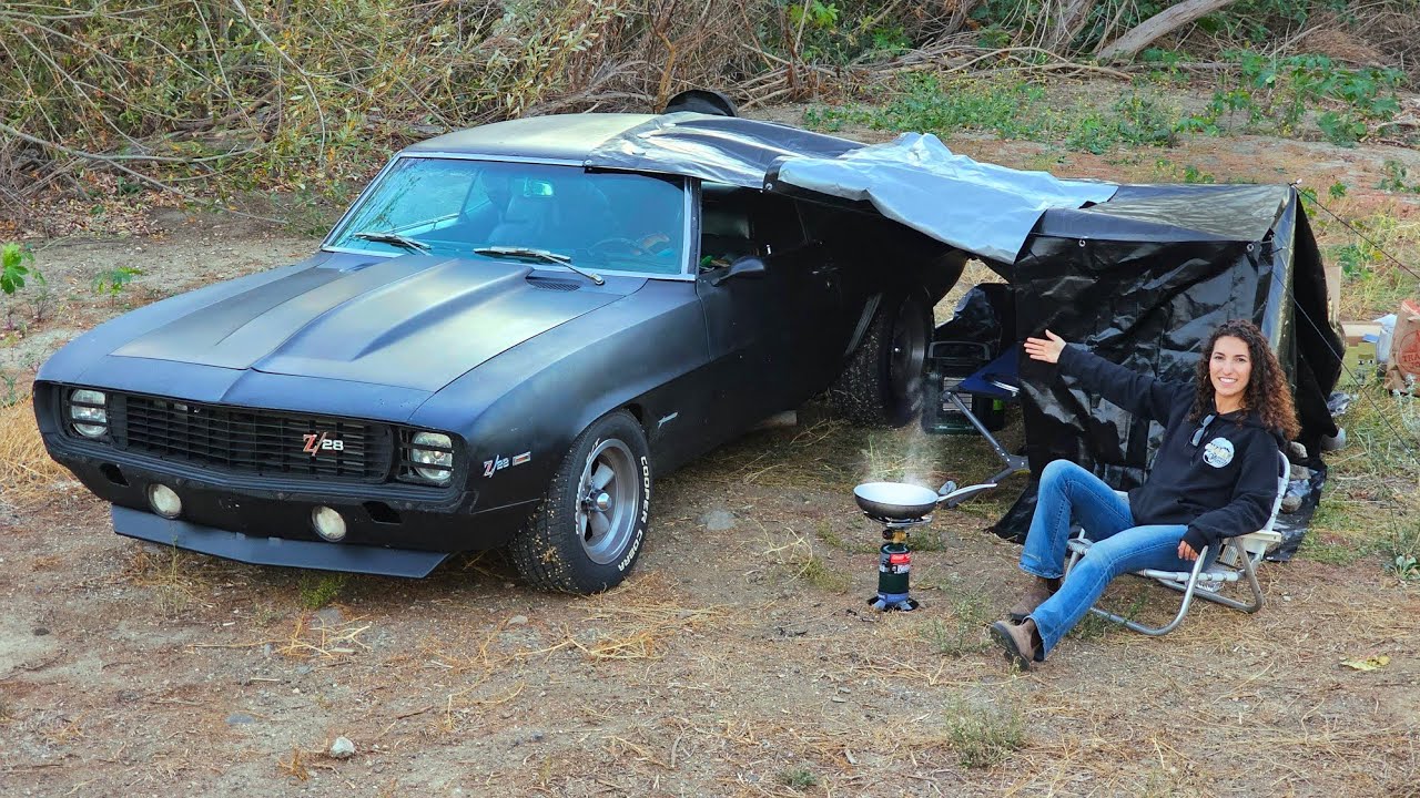 Stealth Camping In A Muscle Car