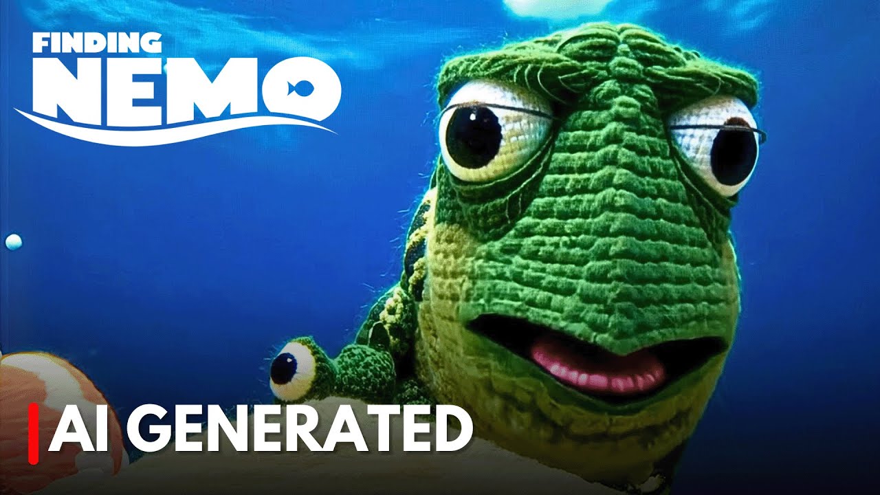 AI Creates a STUNNING Finding Nemo Trailer Remake in YARN! Runway Gen 3