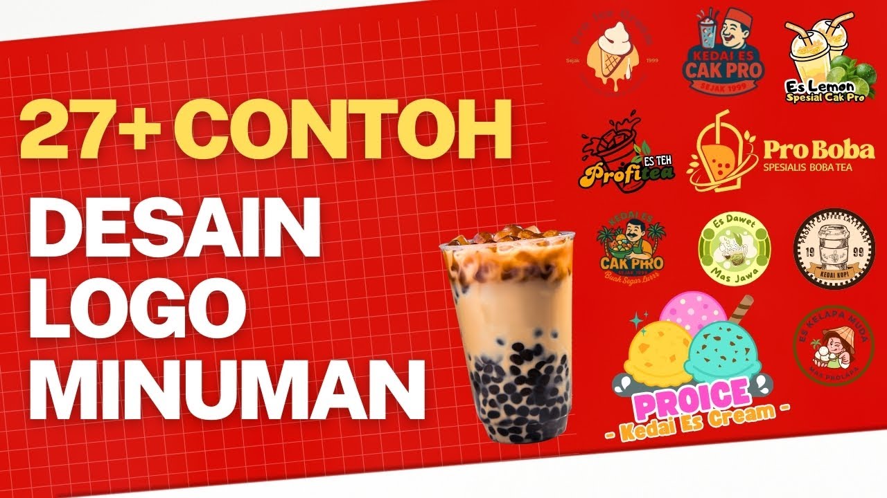 27+ Kumpulan Desain Logo Minuman Terbaru, Terbaik, & Terlengkap! Cocok Buat Inspirasimu!
