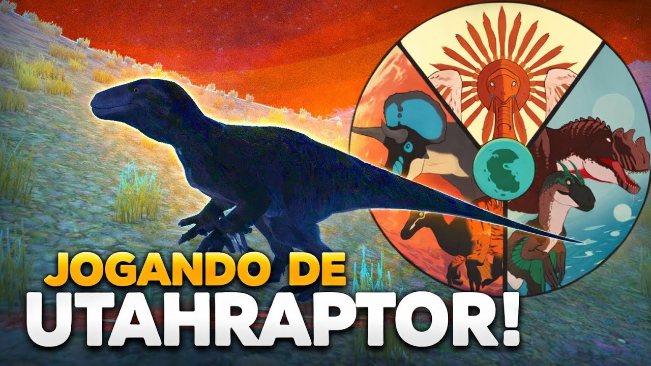 Jogando de Utahraptor no pangea primal age