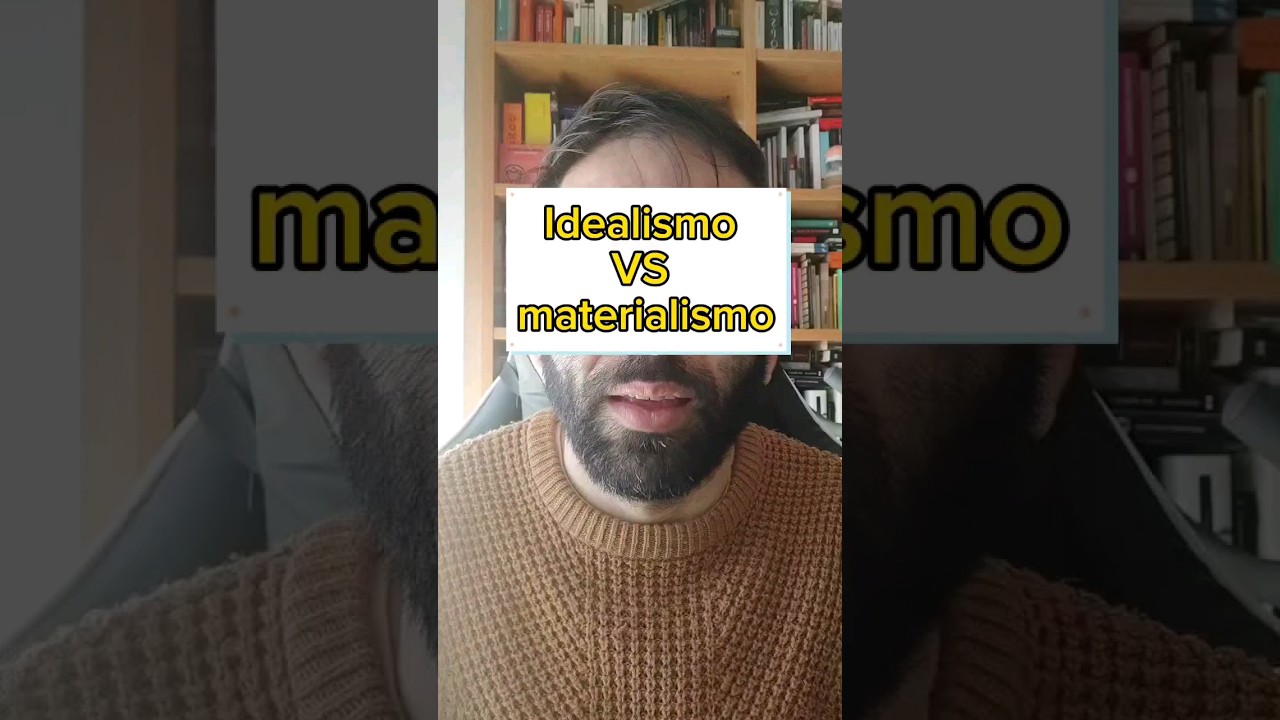Idealismo VS. Materialismo #short #filosof&iacute;a #philosophy