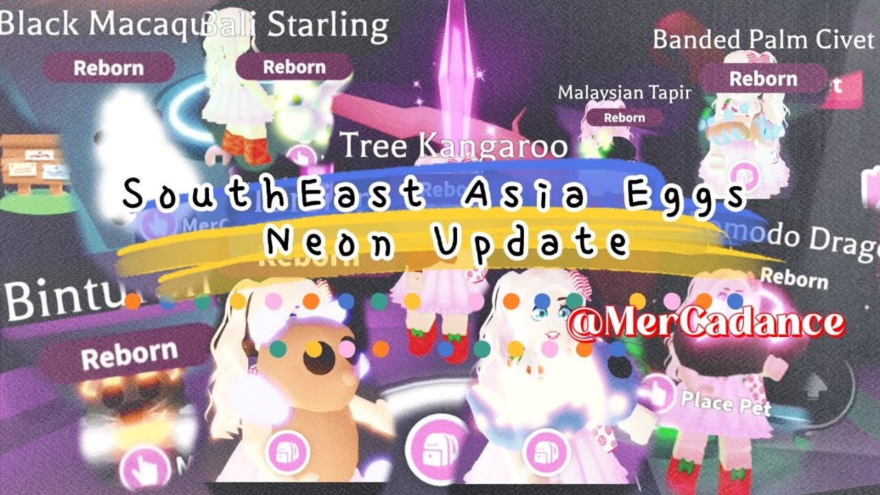 Neon for 11 pets from Southeast Asia Eggs *Adopt Me*