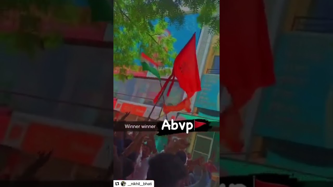 ABVP WIN ❤️🔥