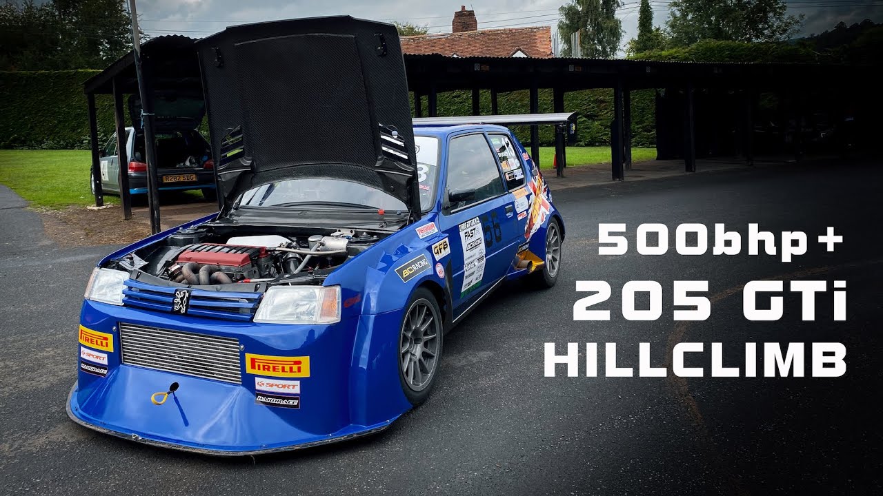 500bhp+ Peugeot 205 GTi HILLCLIMB
