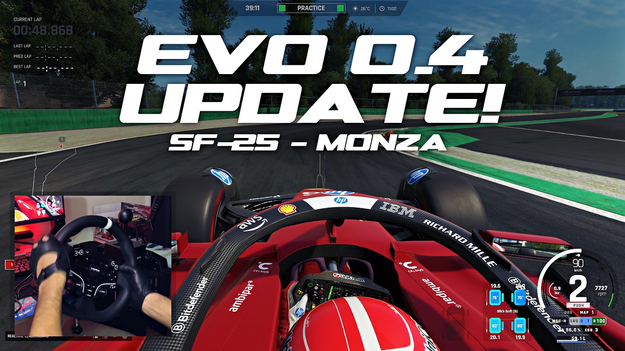 Taming the Beast! Ferrari SF-25 at Monza | Assetto Corsa EVO 0.4