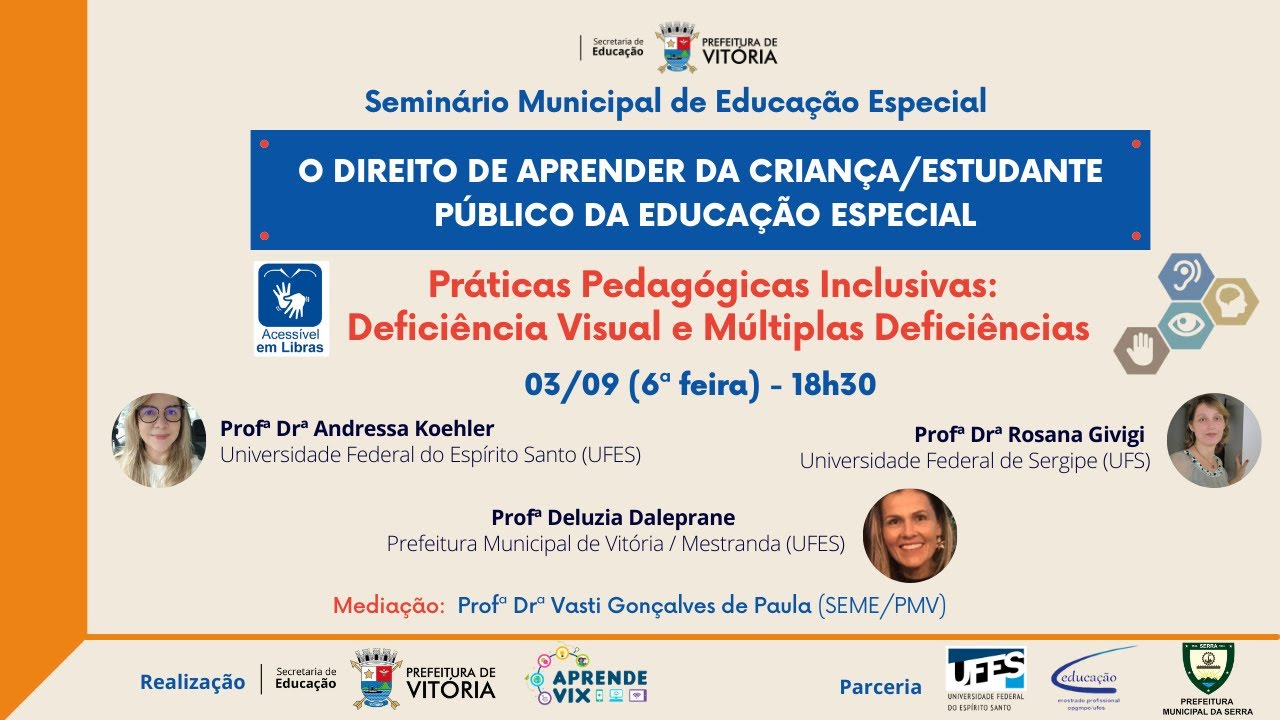 Pr&aacute;ticas Pedag&oacute;gicas Inclusivas: Defici&ecirc;ncia Visual e M&uacute;ltiplas Defici&ecirc;ncias