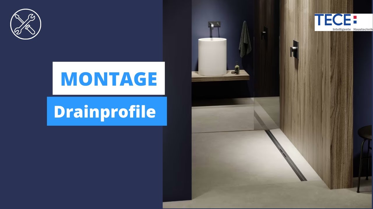 Drainprofile | Montage | TECE
