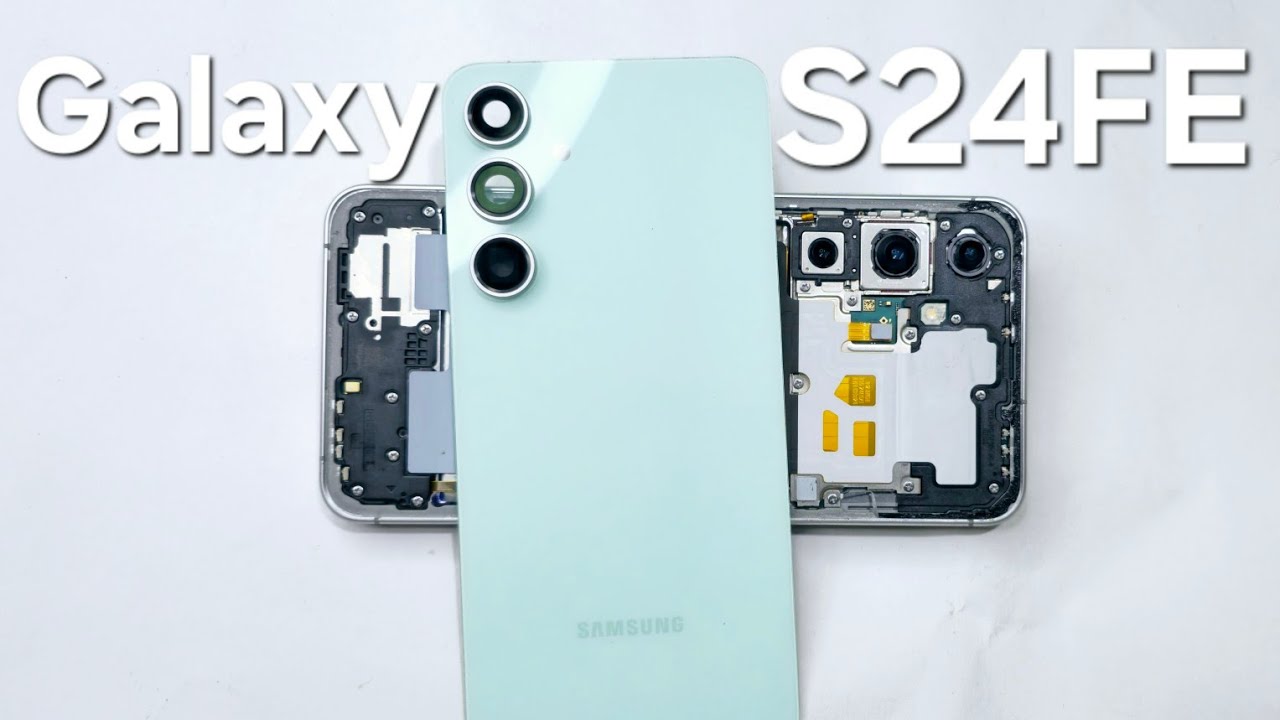 Samsung galaxy S24 FE  disassembly  Teardown Repair video How to open Samsung S24 FE