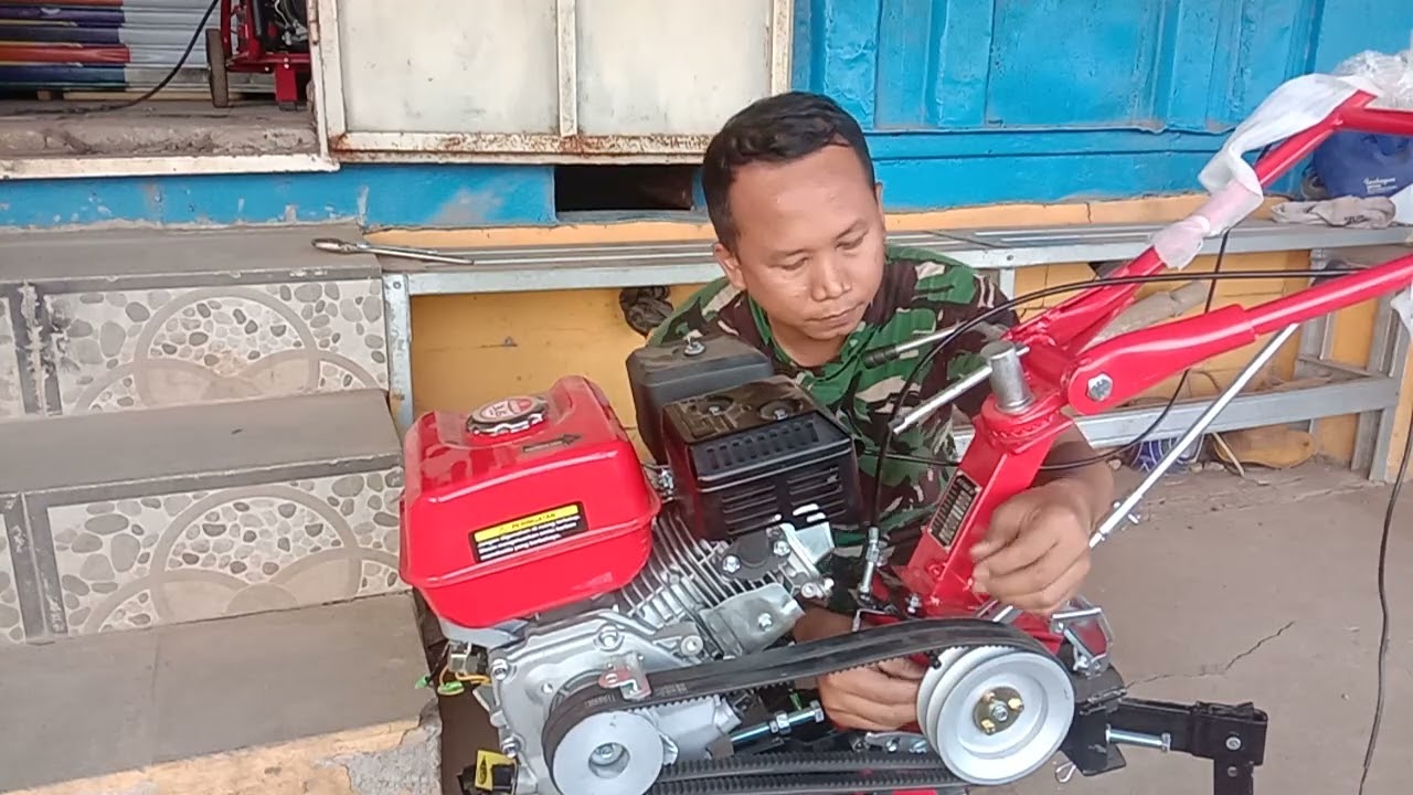 Cara Merakit traktor mini Tiger GT800