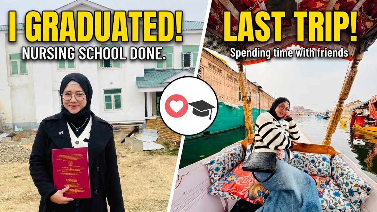 Graduated Nurse | Last Memories With Friends #farheentabasumvlogs #ladakhivlogger #nursingschool 