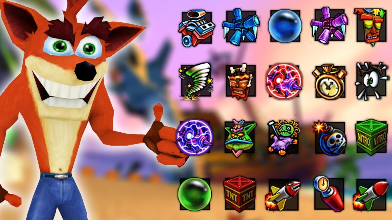 Crash Nitro Kart All items | Road To CTR Nitro-Fueled
