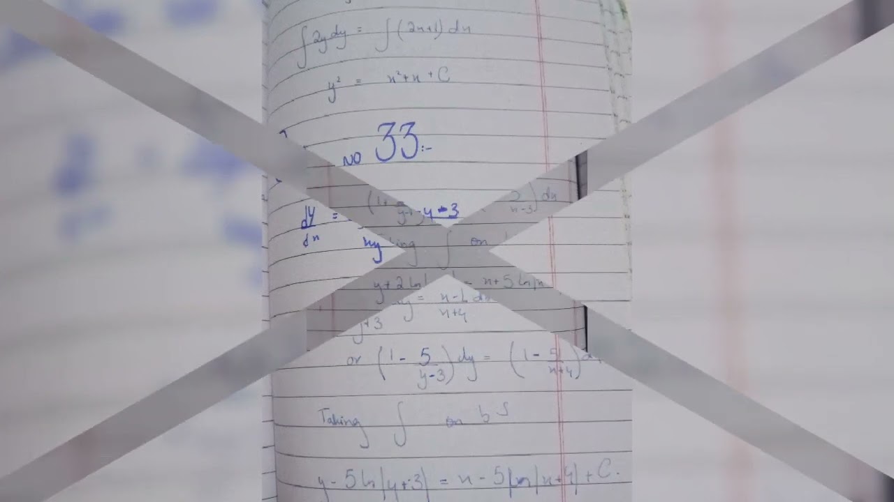 Differential Equation ex 2.2 by Zill 3rd edition