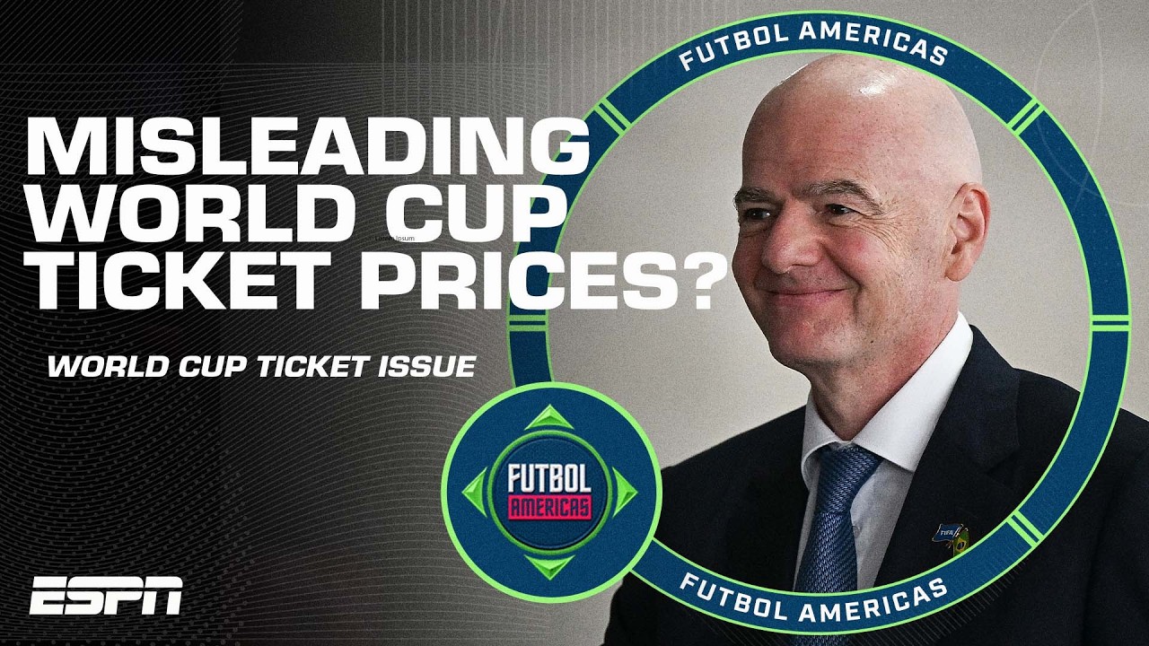 &lsquo;TICKETS ARE TOO EXPENSIVE!&rsquo; 😡 Have FIFA got it WRONG with the World Cup ticket prices? 🤔| ESPN FC